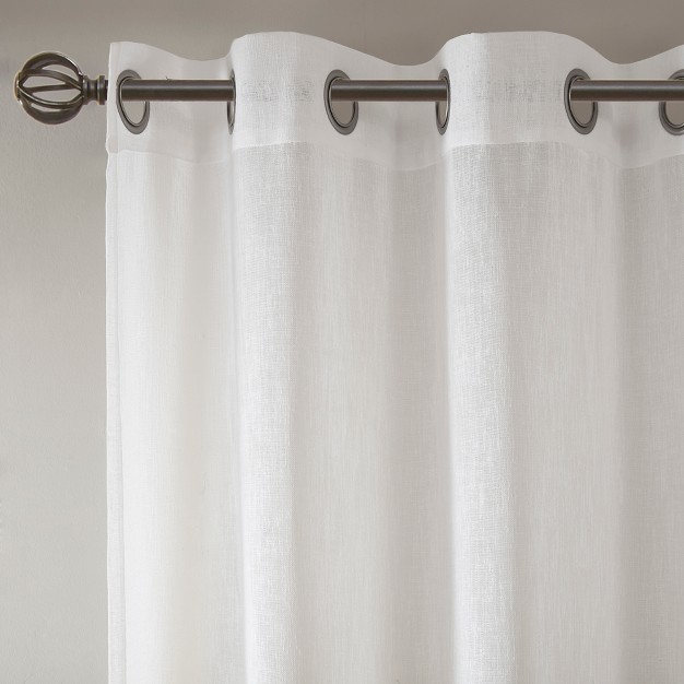 Jacey Woven Striped Sheer Window Panel