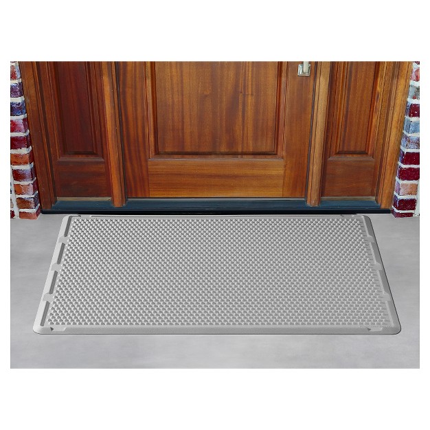 Gray Solid Doormat 2 x27 x3 x27 3 quot Weathertech