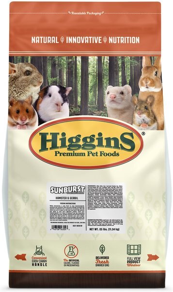 Higgins Sunburst Gourmet Blend Gerbil and Hamster Food