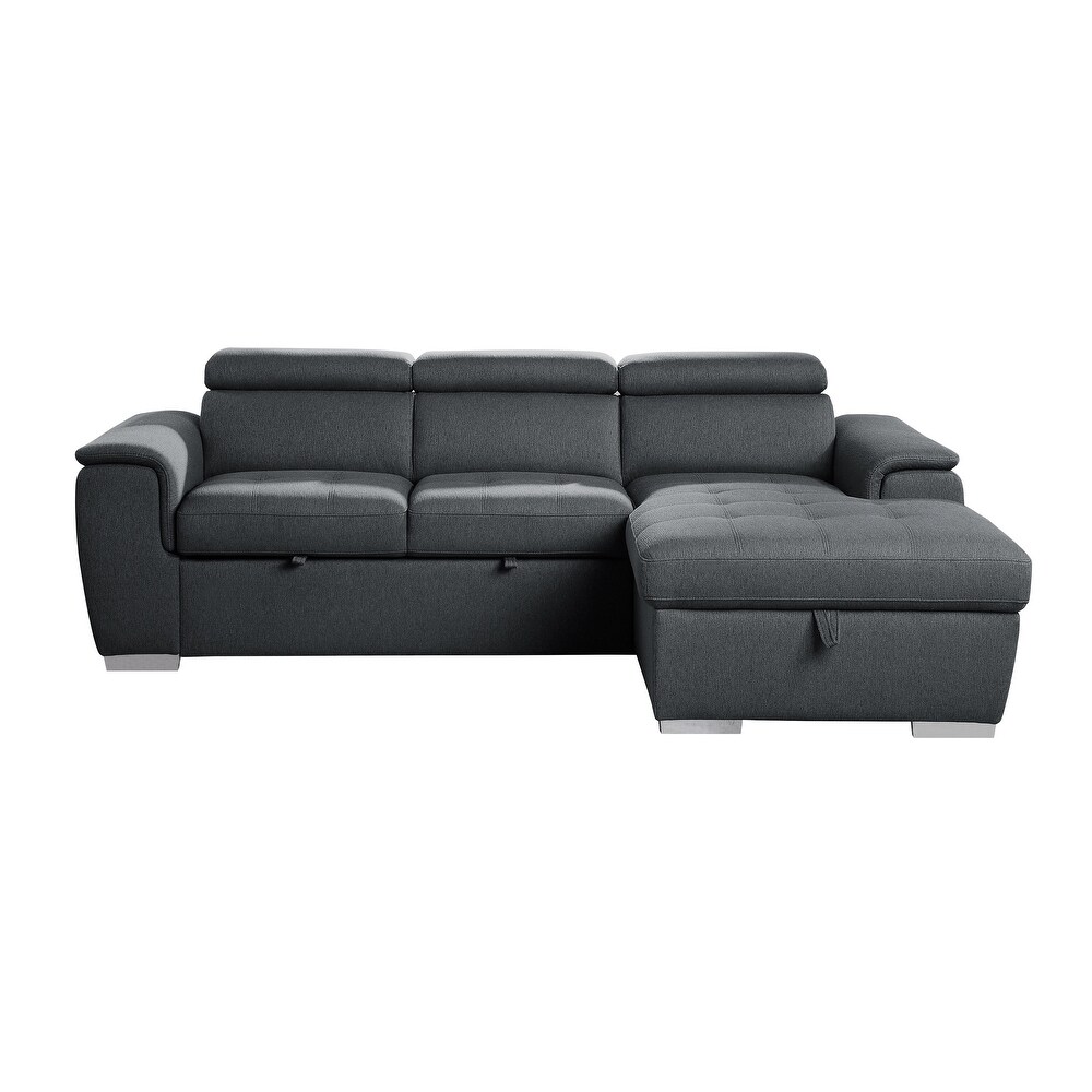 McCoy 2 Piece Sofa Chaise with Pull Out Bed