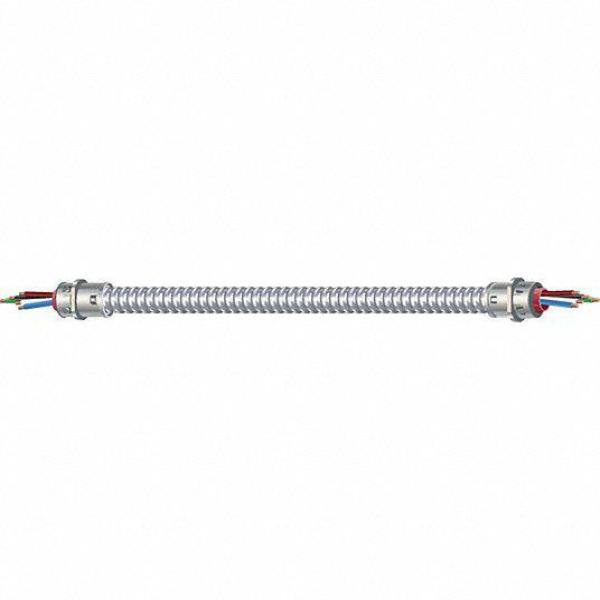 Southwire 8 ft. 122 Solid CU MC (Metal Clad) Armorlite Modular Assembly Quick Cable Whip 56482114