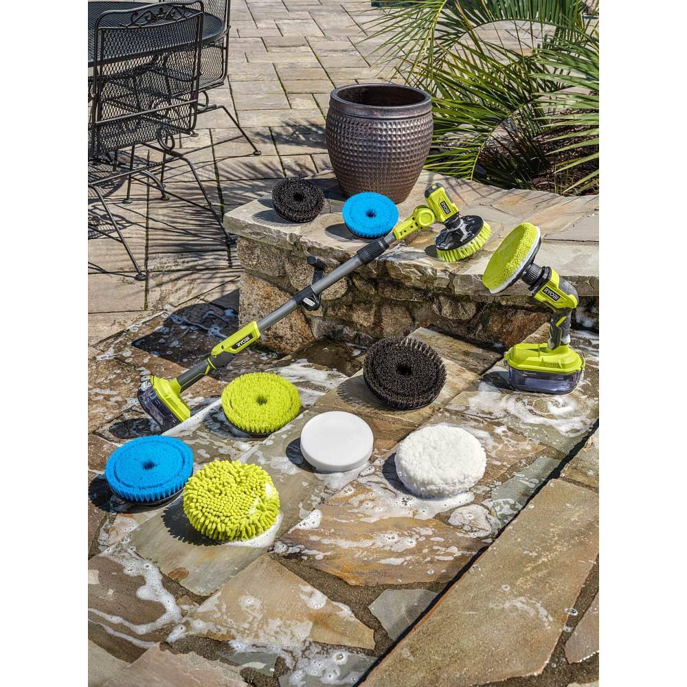 RYOBI 6 in. 2-Piece Sponge Kit for RYOBI P4500 and P4510 Scrubber Tools A95SPK2