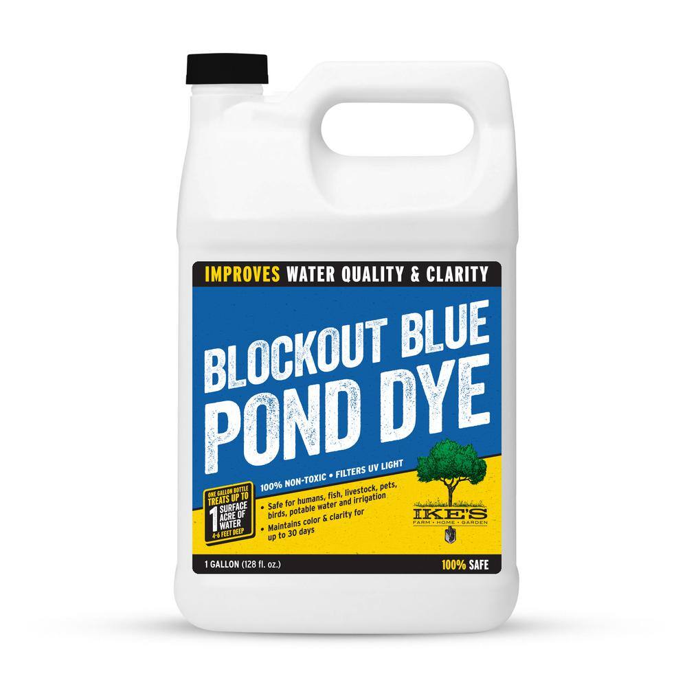 IKE'S 1 Gal. Blockout Blue Pond Dye 114150