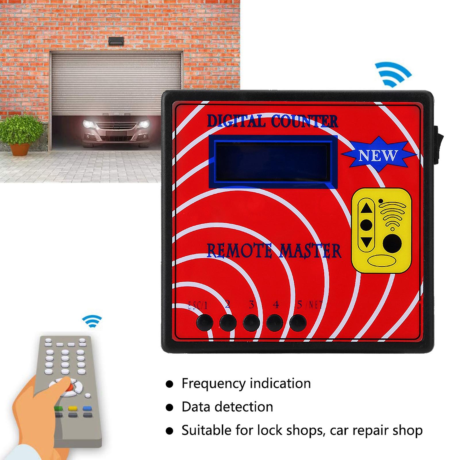 Wireless Digital Counter Remote Control Master 10th Generation Frequency Meter Copier Us Plug