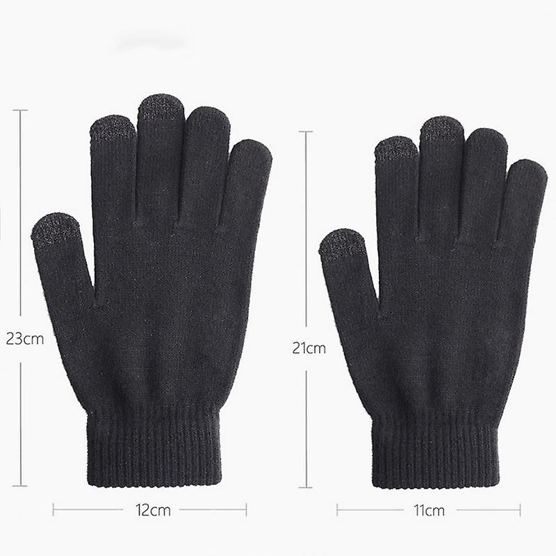 Winter Gloves For Men Women Touchscreen Warm Outdoor Cycling Driving Motorcycle Cold Gloves Unisex Windproof Non-slip Gloves