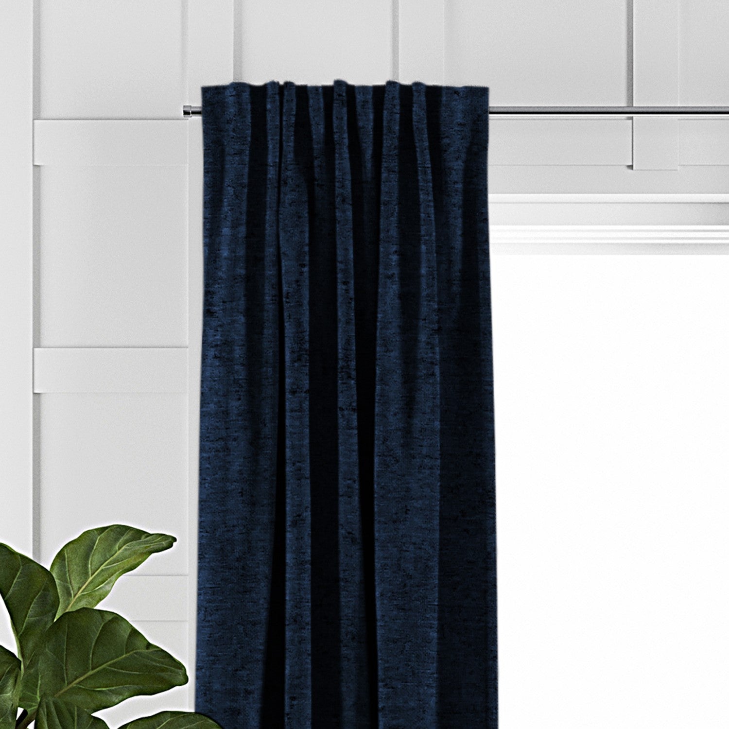 Juno Velvet Navy Drapery