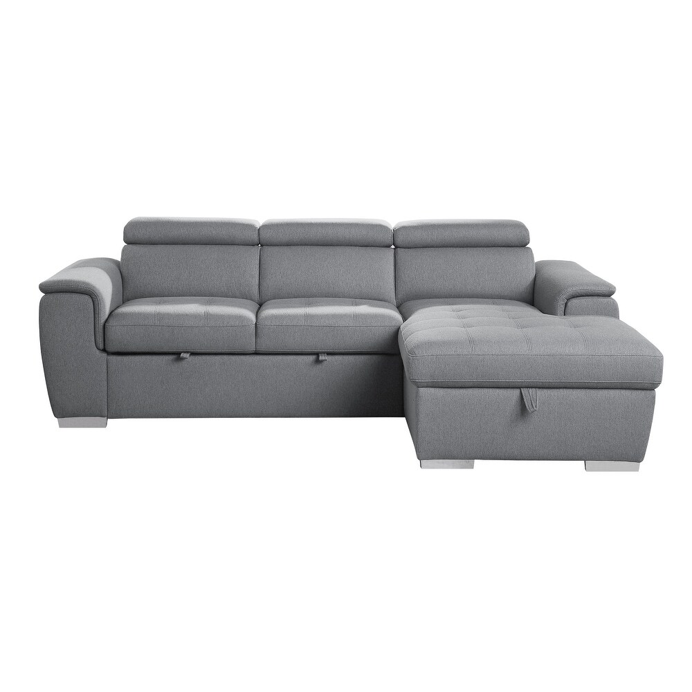 McCoy 2 Piece Sofa Chaise with Pull Out Bed