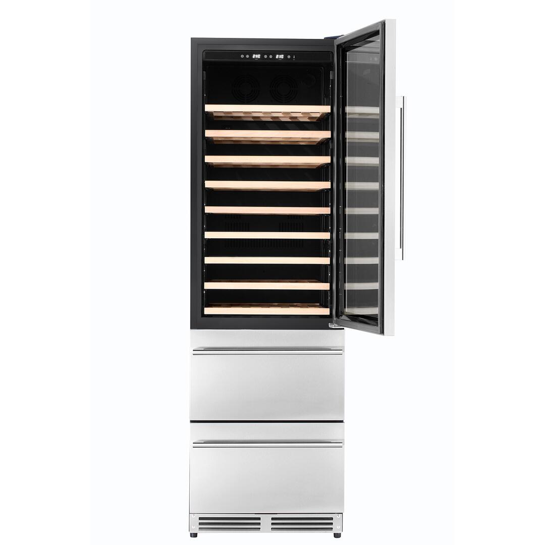 Kucht K510WB 24 Inch Stainless Steel Wine Cooler