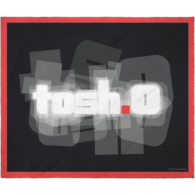 Tosh 0 Logo Silk Touch Plush Fleece Throw Blanket Wall Scroll Multicoloured