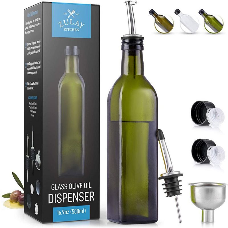 Olive Oil Dispenser Bottle with Accessories