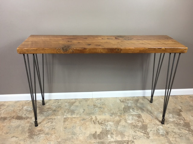 Reclaimed Wood Console Sofa Table   Rustic   Console Tables   by Barnxo  Houzz