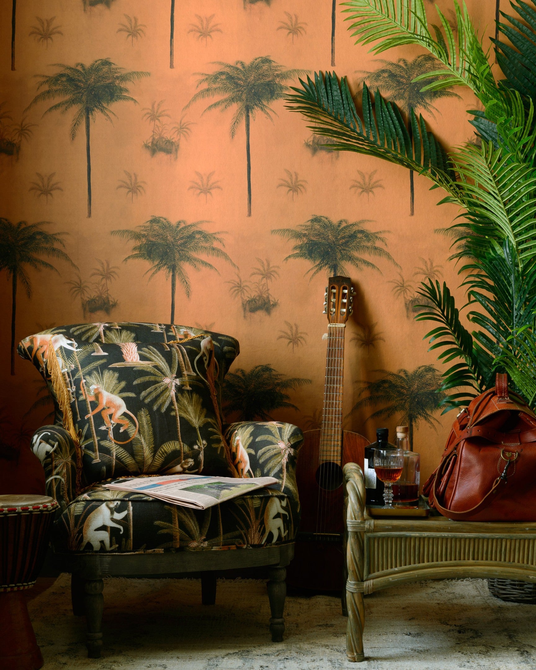 Cayo Largo Wallpaper in Sunset from the Wallpaper Compendium Collection by Mind the Gap