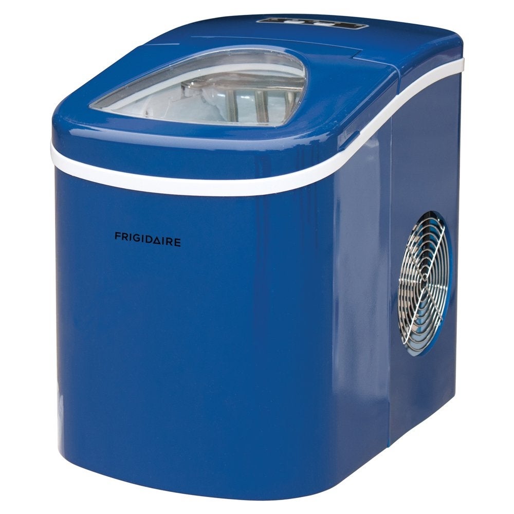 26lb. Portable Countertop Ice maker， Blue， EFIC108 - blue