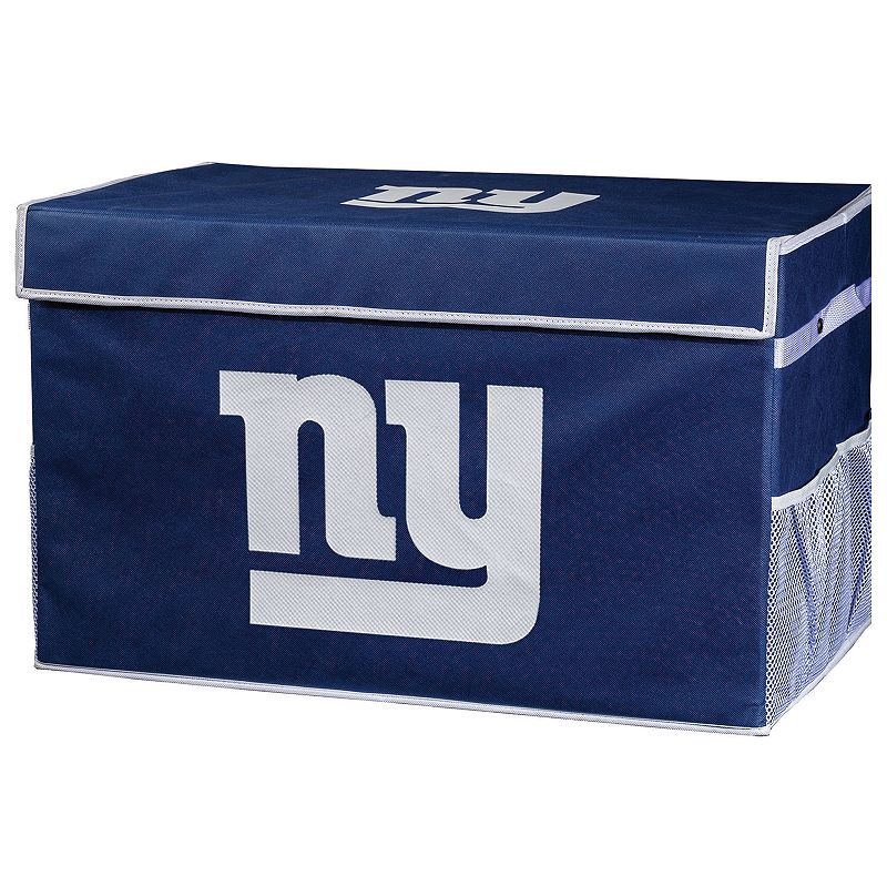 Franklin Sports New York Giants Small Collapsible Footlocker Storage Bin