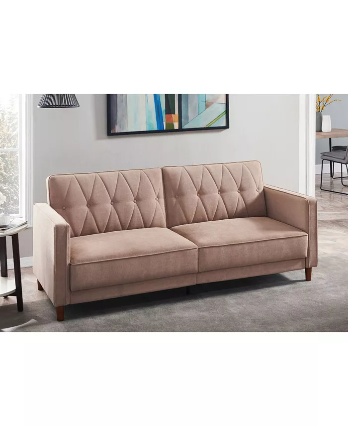 Gold Sparrow Magnolia Convertible Love Seat with Sofa Bed