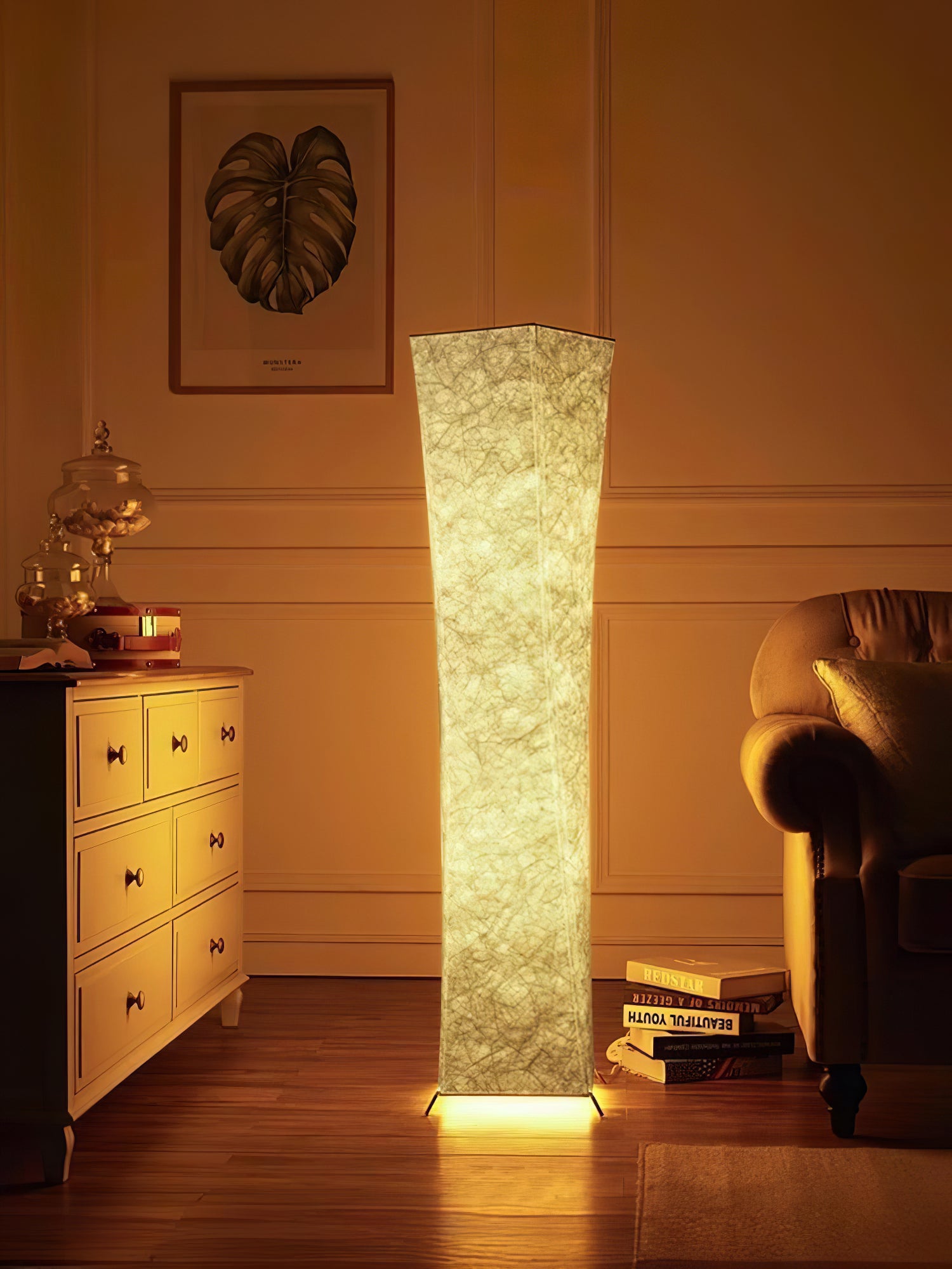 Slim Waist Tower Floor Lamp