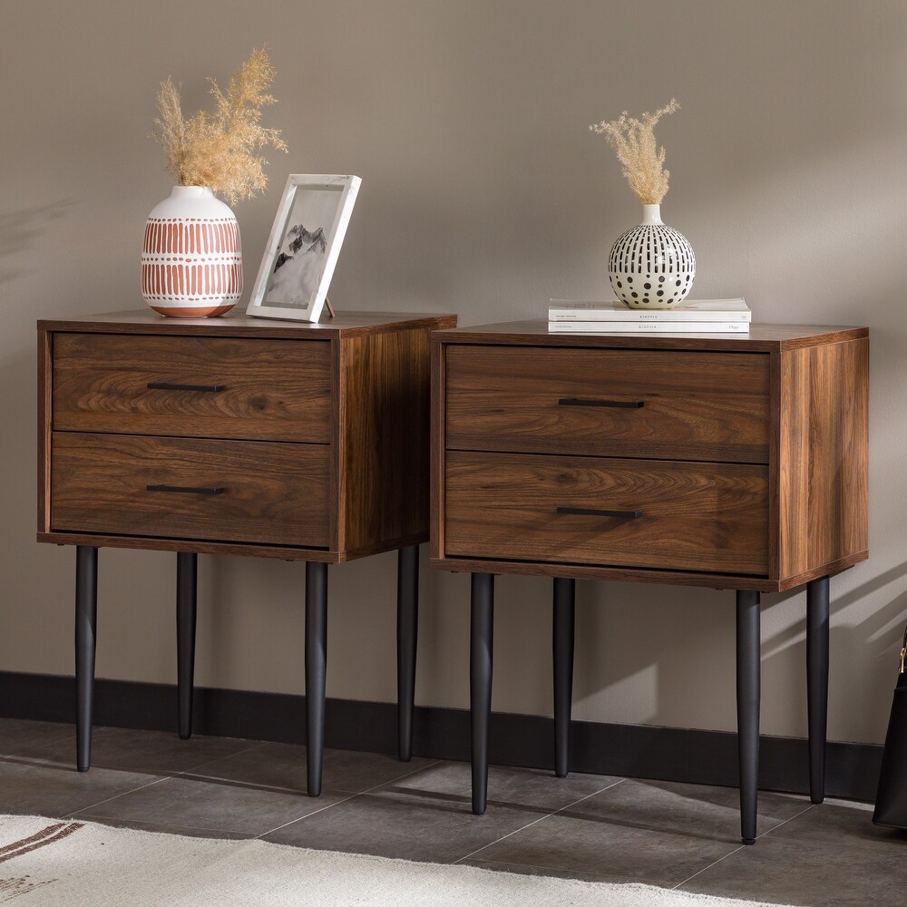 Middlebrook Notto Mid century Nightstand (Set of 2)