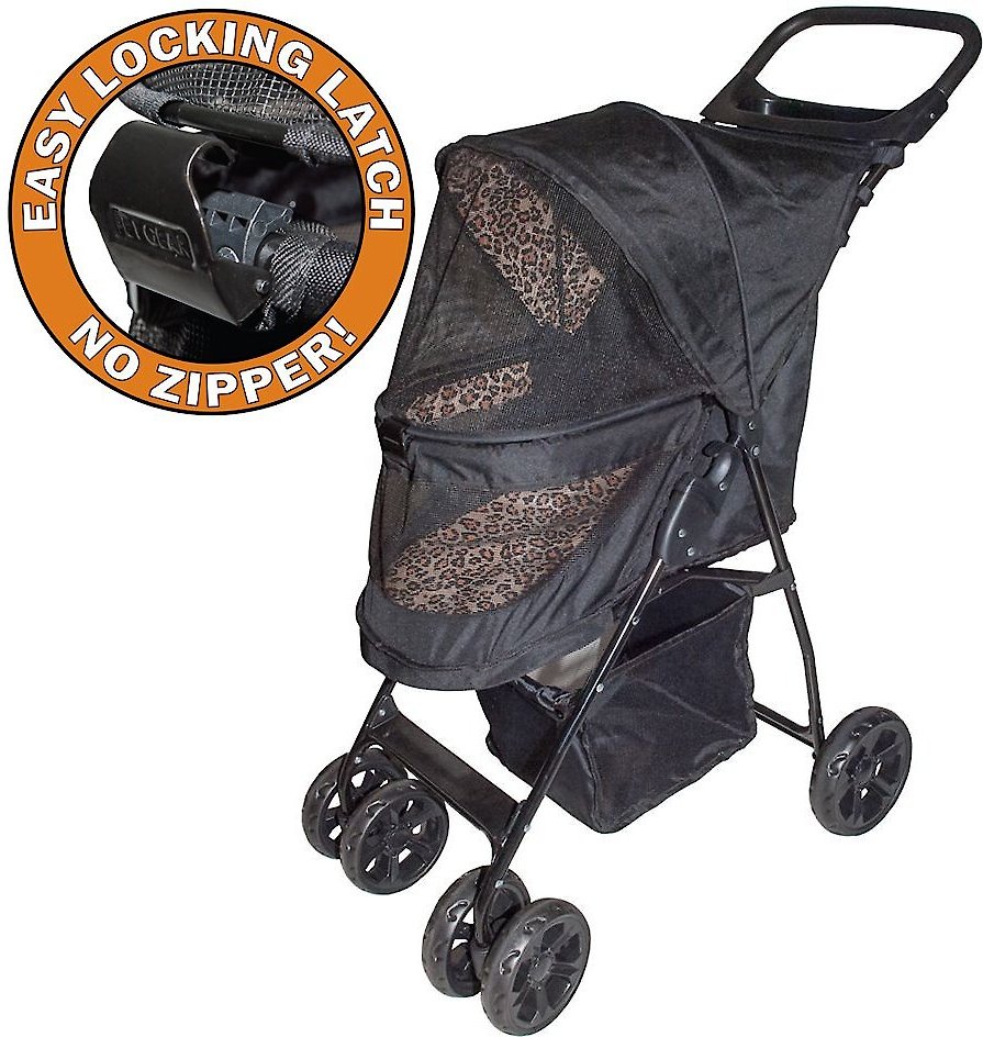 Pet Stroller - Pet Gear Happy Trails Lite No-Zip， Jaguar #1