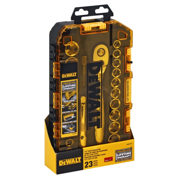 DEWALT Tough Box Tool Kit， 1/2