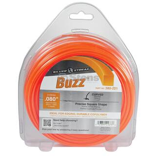 STENS 0.080 in. x 354 ft. Buzz Trimmer Line Orange 380-221