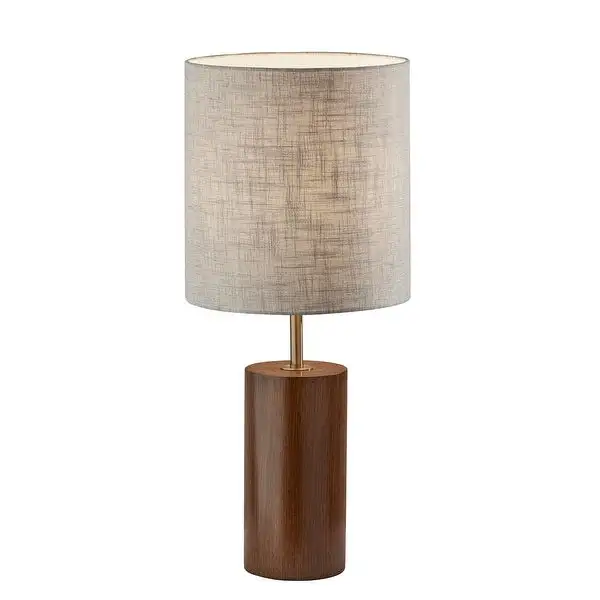 Adesso Wooden Dean Table Lamp