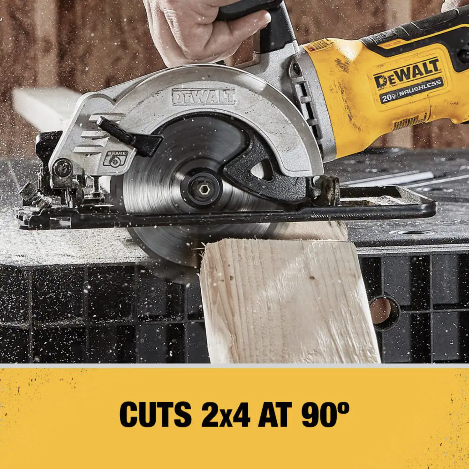 Dewalt ATOMIC 20-Volt MAX Cordless Brushless 4-1/2 in. Circular Saw (Tool-Only) DCS571B