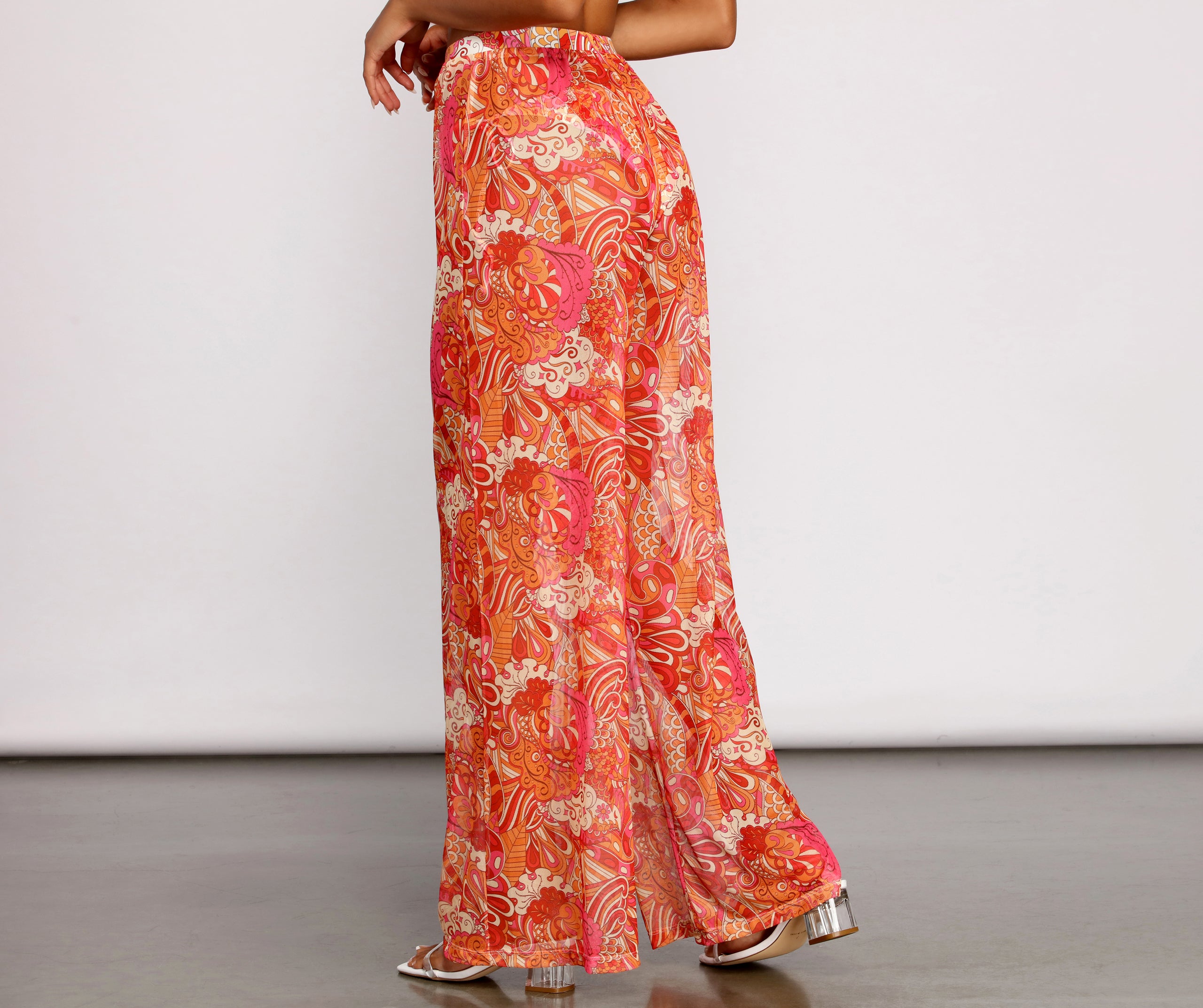 Bohemian Dreams Flared High Waist Pants