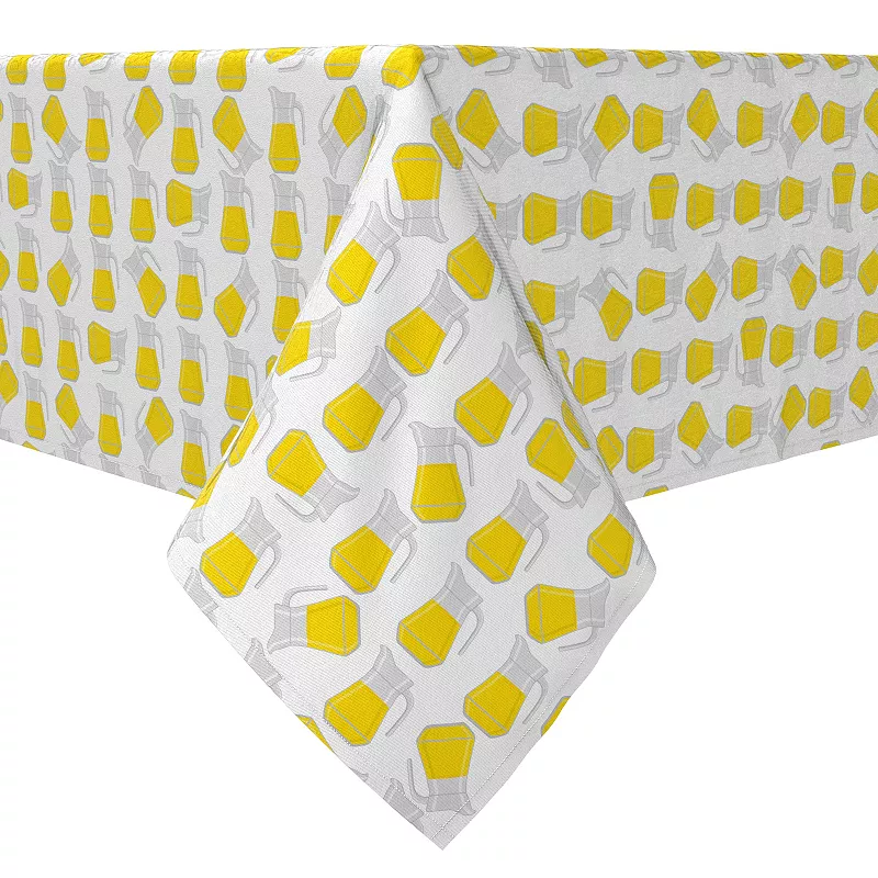 Rectangular Tablecloth， 100% Cotton， Lemonade Pitchers