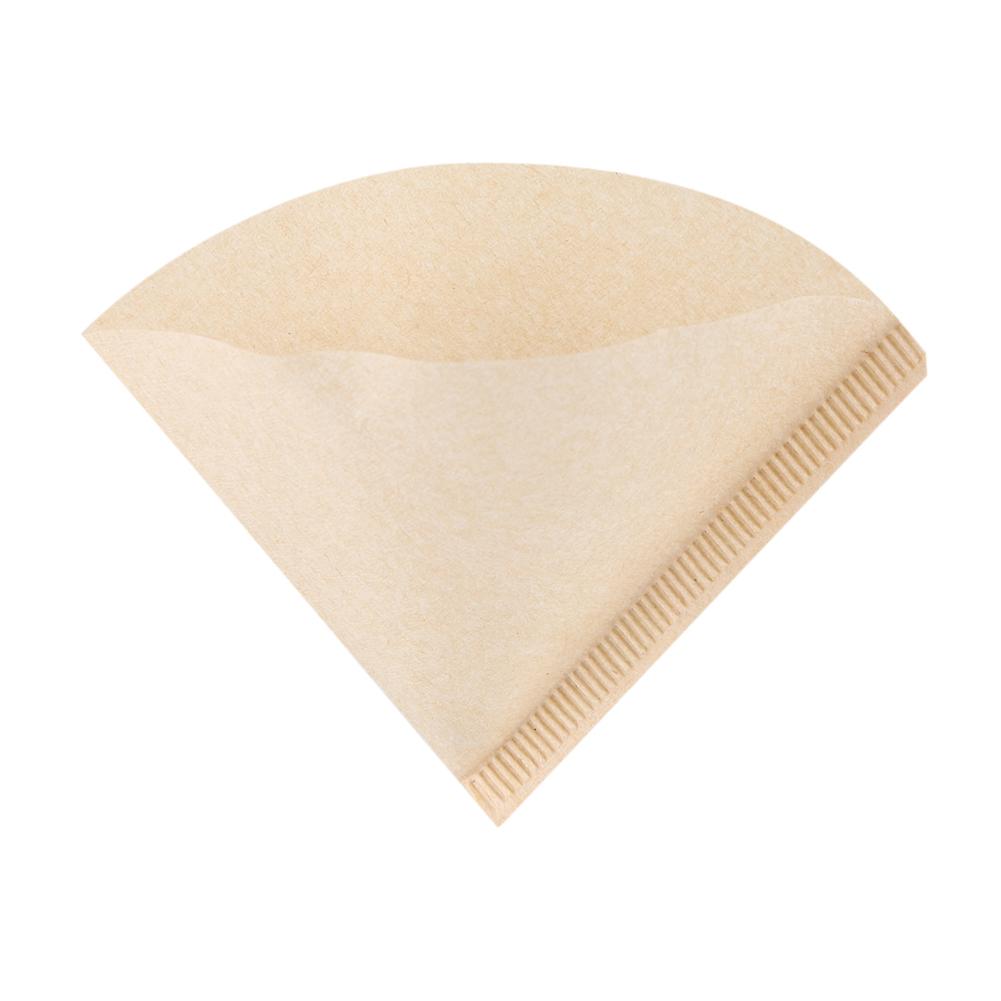 40pcs Unbleached Natural Cone Shape Drip Coffee Cup Filter Papers  #v01