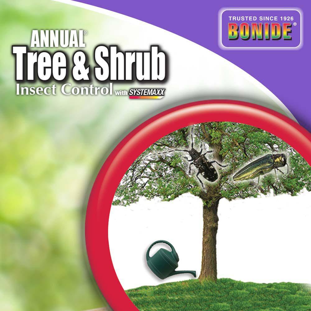 Bonide Annual Tree and Shrub Insect Control with Systemaxx 128 oz. Concentrate Year Long Protection and Insect Killer 611