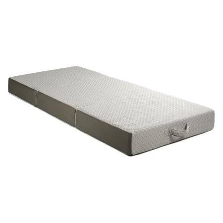 6-Inch Memory Foam Tri Folding Mattress with Ultra Soft Removable Cover and Non-Slip Bottom