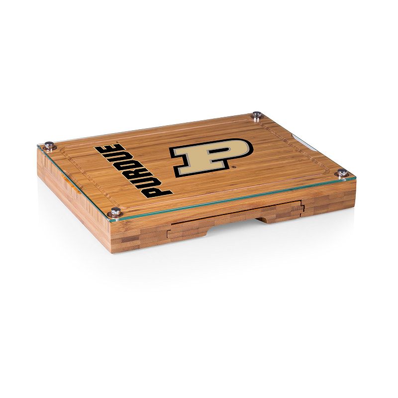 Purdue Boilermakers Concerto Glass-Top Cutting Board Set