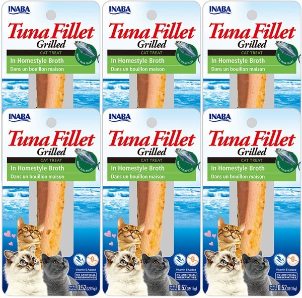 Inaba Grilled Tuna Fillet in Homestyle Broth Grain-Free Cat Treat