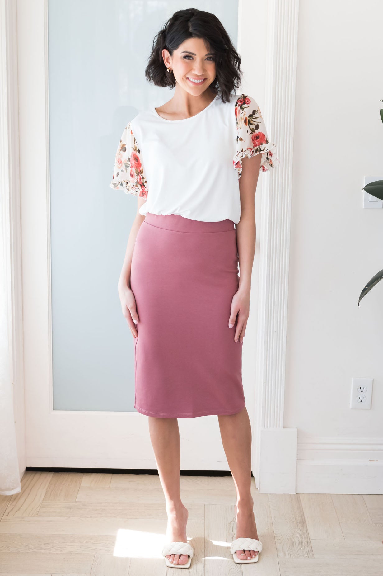 Perfect Fit Modest Pencil Skirt