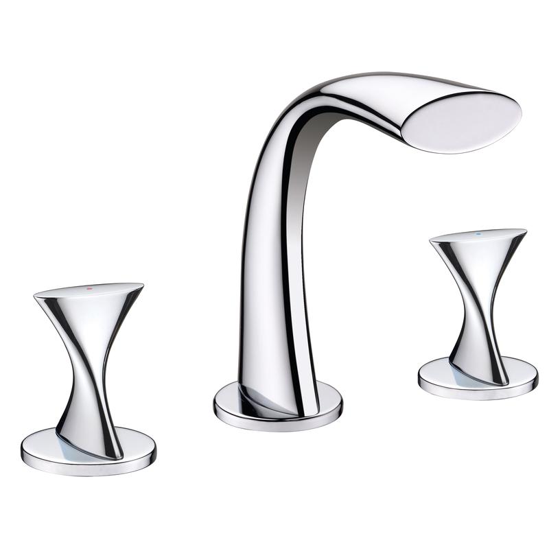 Ultra Faucets Twist UF5551 Widespread Lavatory Faucet