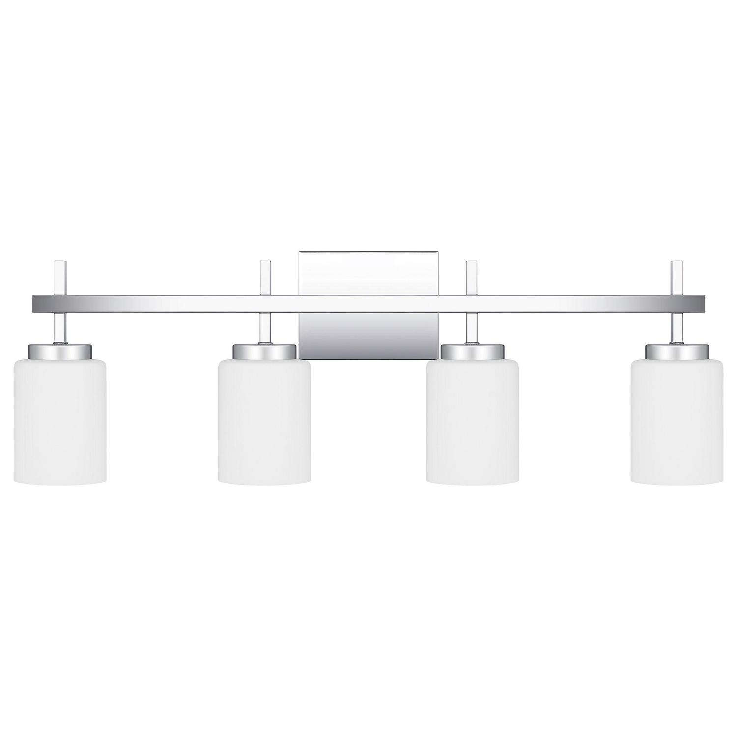 Ashley Harbour Ezra 4-Light Polished Chrome Bath Light