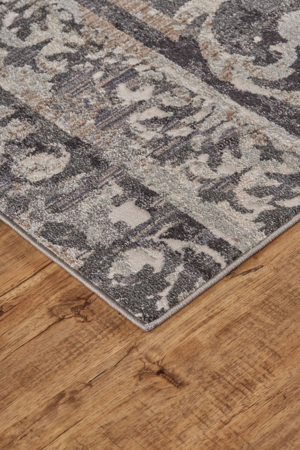 Kiba Gray and Taupe Rug by BD Fine