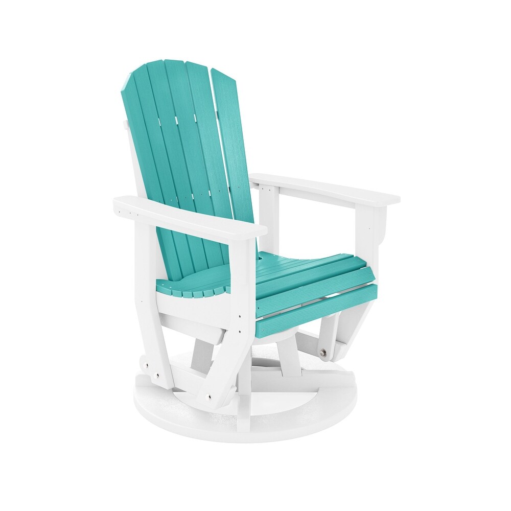 Ocean View HDPE Swivel Glider Chair