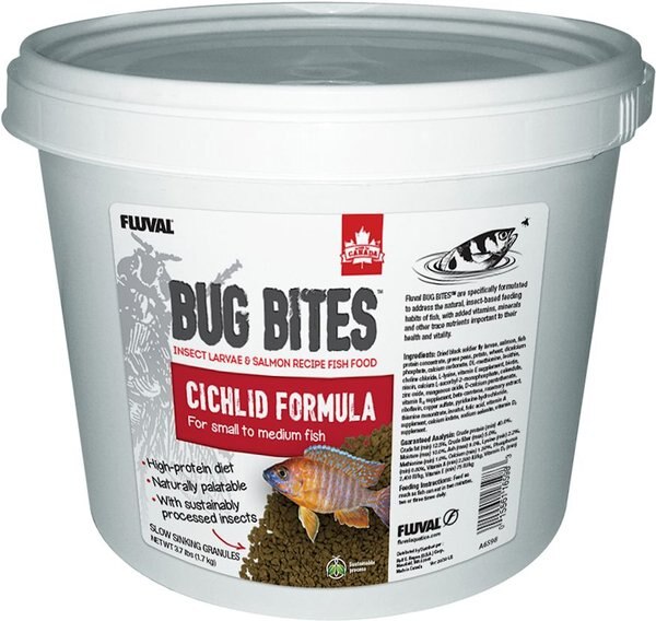 Fluval Fl Bug Bites Tropical Freshwater Formula Small Granules Fish Food