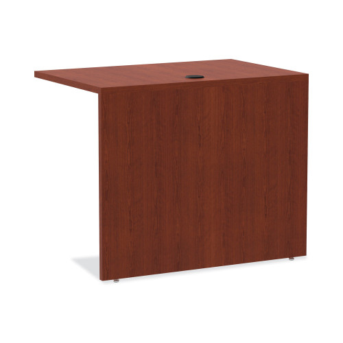 Alera Valencia Series Reversible Return/Bridge Shell， 35w x 23.63d x 29.5h， Medium Cherry (VA353624MC)