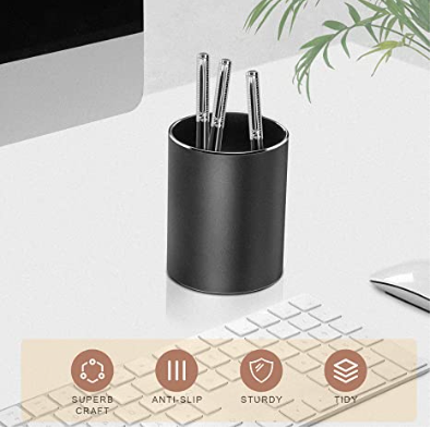 Metal Pen Holder Aluminum Pencil Holder for desk