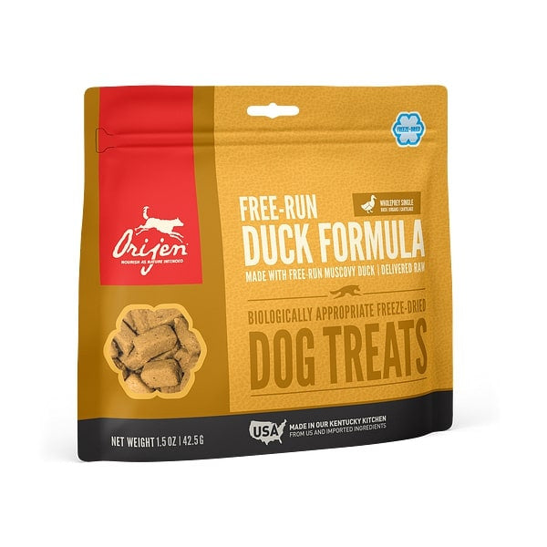 ORIJEN Freeze Dried Free Run Duck Dog Treats andndash; Pet Empire and Supplies