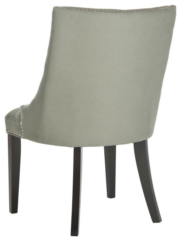 Brad 20  x27 x27h Side Chair Set of 2 Silver Nail Heads Granite   Modern   Dining Chairs   by Virgil Stanis Design  Houzz