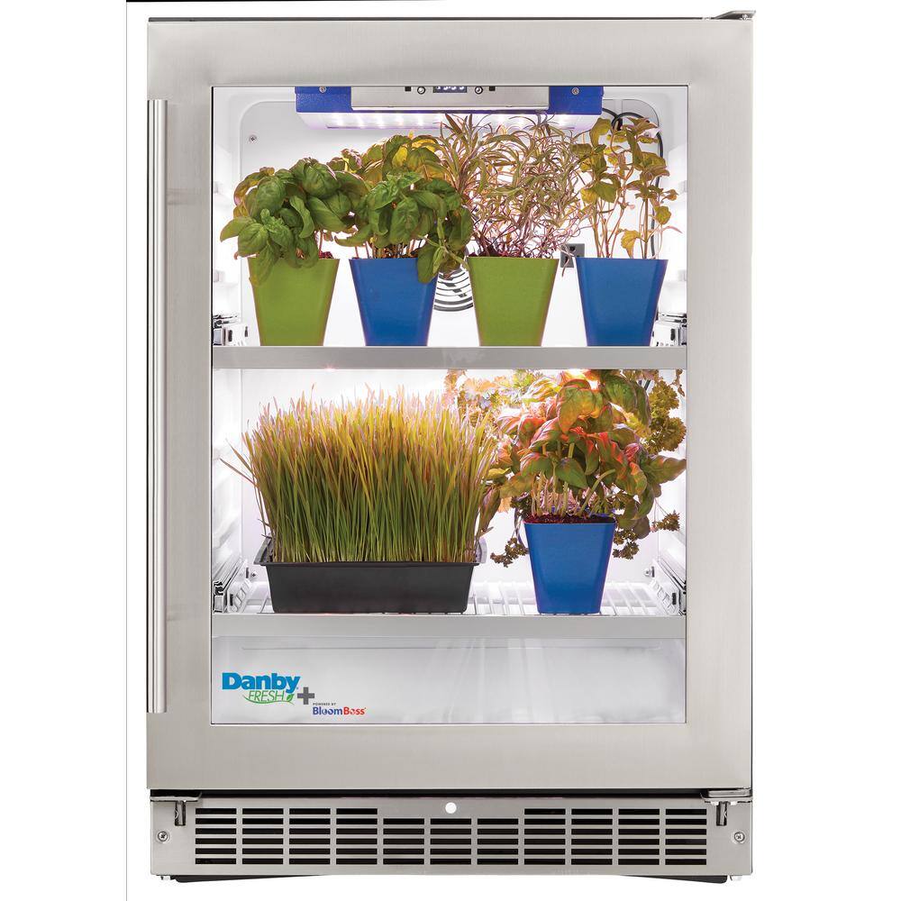 Danby 5.8 cu. ft. Herb Grower with 32-Watt LED BloomBoss Lighting DFG58D1BSS