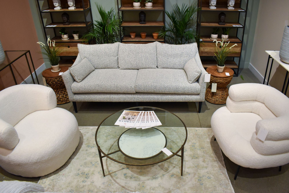 Chill Swivel Chair  White   Transitional   Armchairs And Accent Chairs   by LH Imports  Houzz