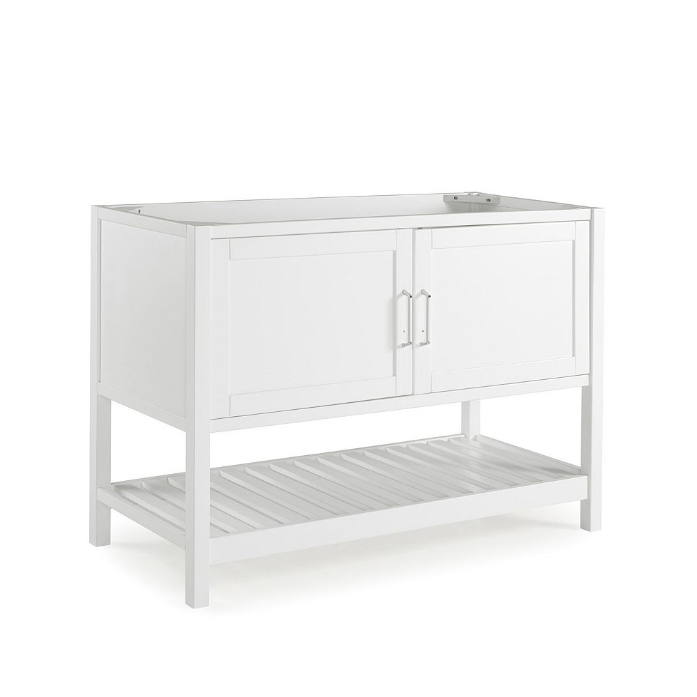 Alaterre Furniture Bennet White Vanity Cabinet