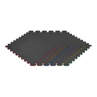 Norsk Rainbow PackBlack 24 in. x 24 in. EVA Foam Truly Reversible Interlocking Tile (18-Tile) 240751_3