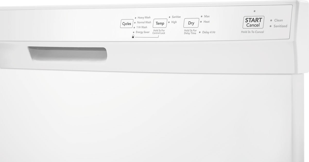 Frigidaire 24-Inch Dishwasher in White