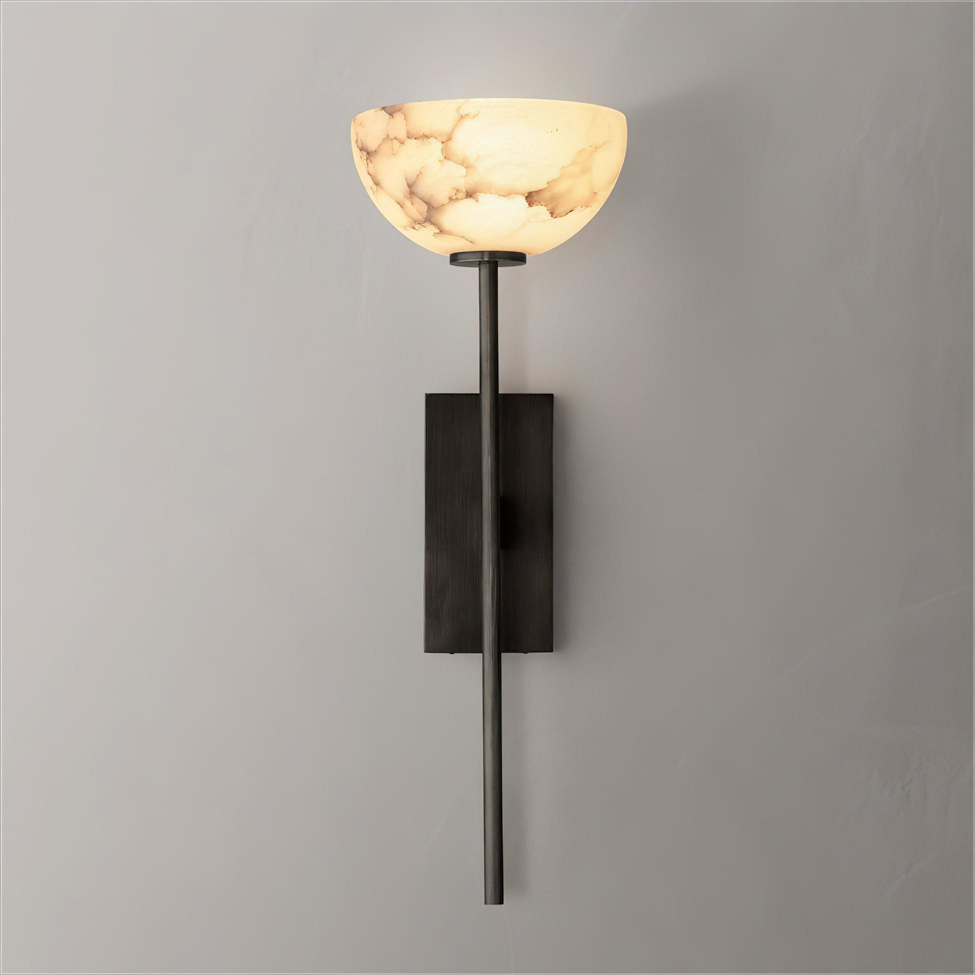 Alabaster Cup Wall Lamp