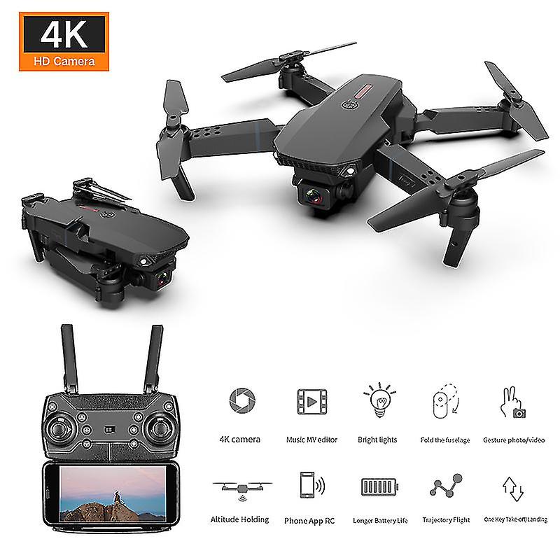 E88 Professional Drone With Wide Angle Hd 4k Camera Height Hold Mode Quadcopter Mini Drone 4k Single Camera